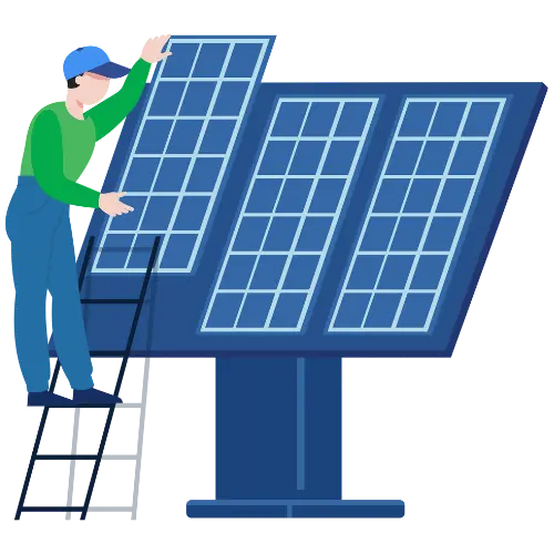 Nos experts installent vos panneaux solaires en respectant des normes strictes de qualité et de sécurité Étape 4 : Installation des panneaux solaires photovoltaïques par des techniciens qualifiés