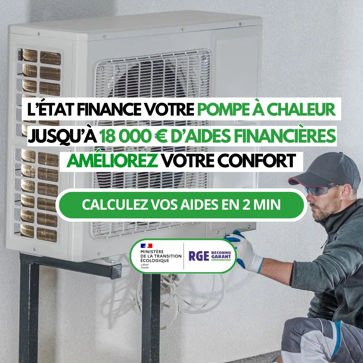 Ma Prime Rénov' Pompe à Chaleur Pompe à Chaleur financée par l'État